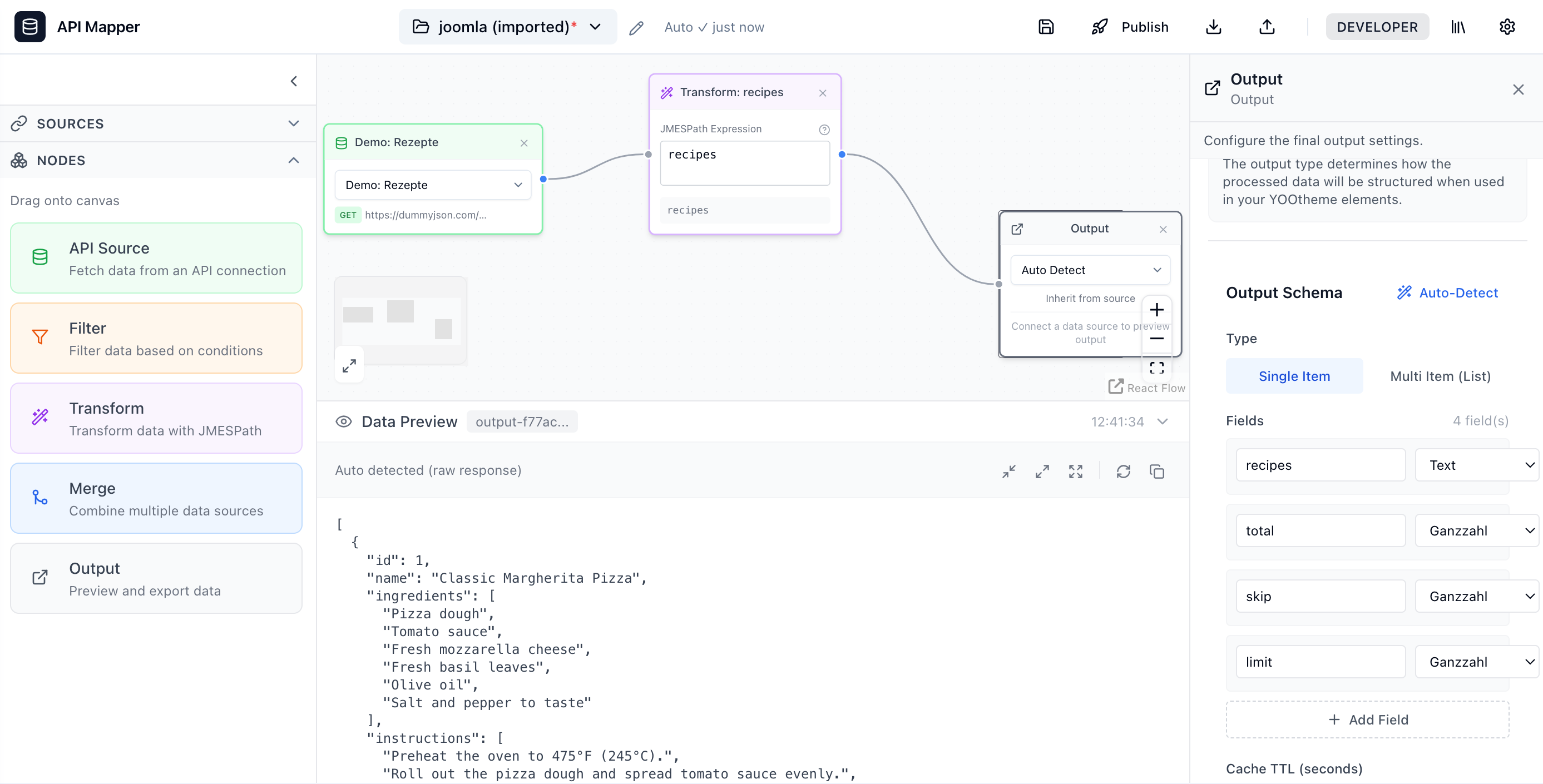 API Mapper Interface